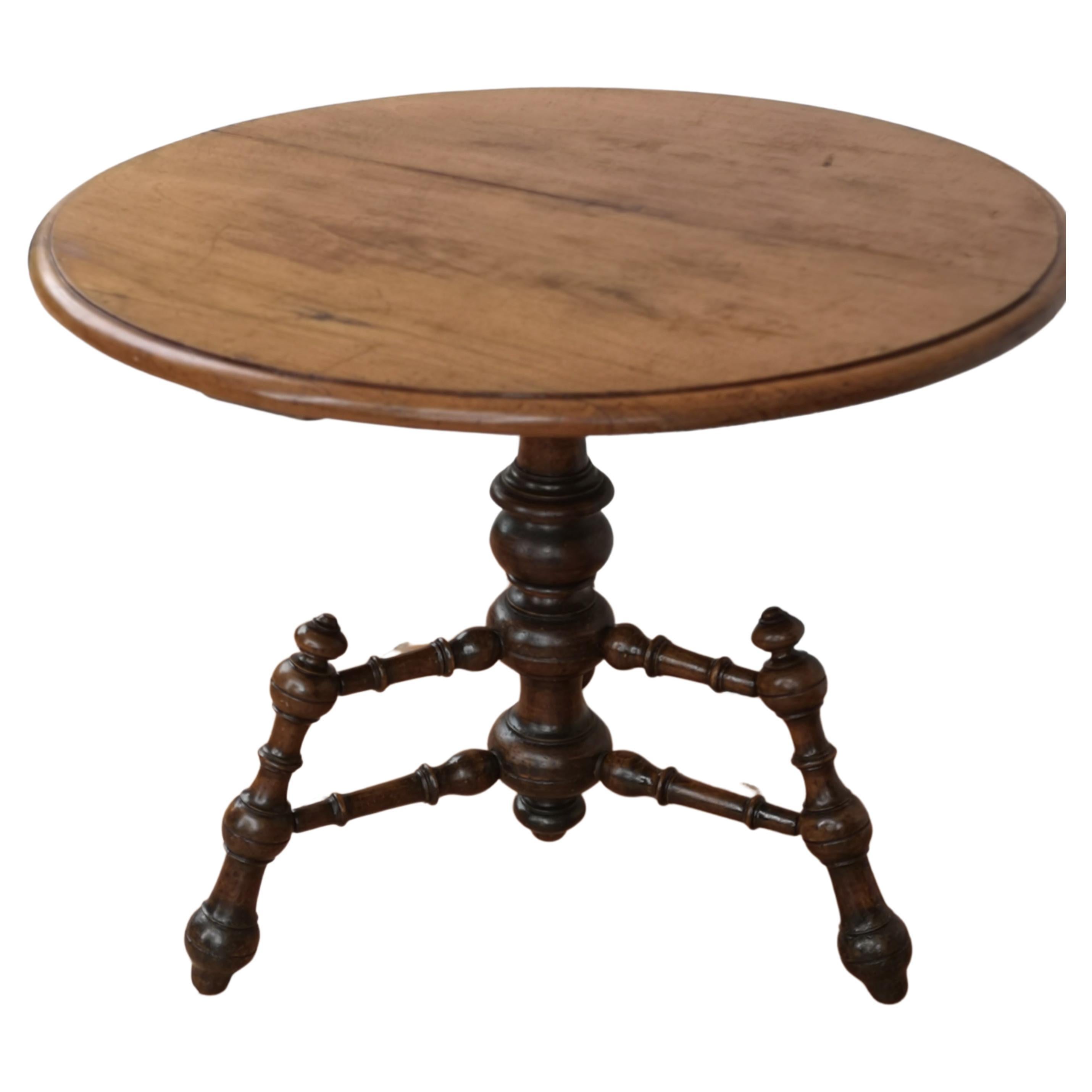 Late 19th Century Pedestal Table