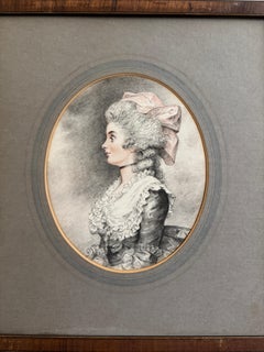 Late 19th Century Pencil & Watercolour Portraits (Set of 8)