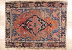 Late 19th Century Persian Bakshaish Carpet with Traditional Style