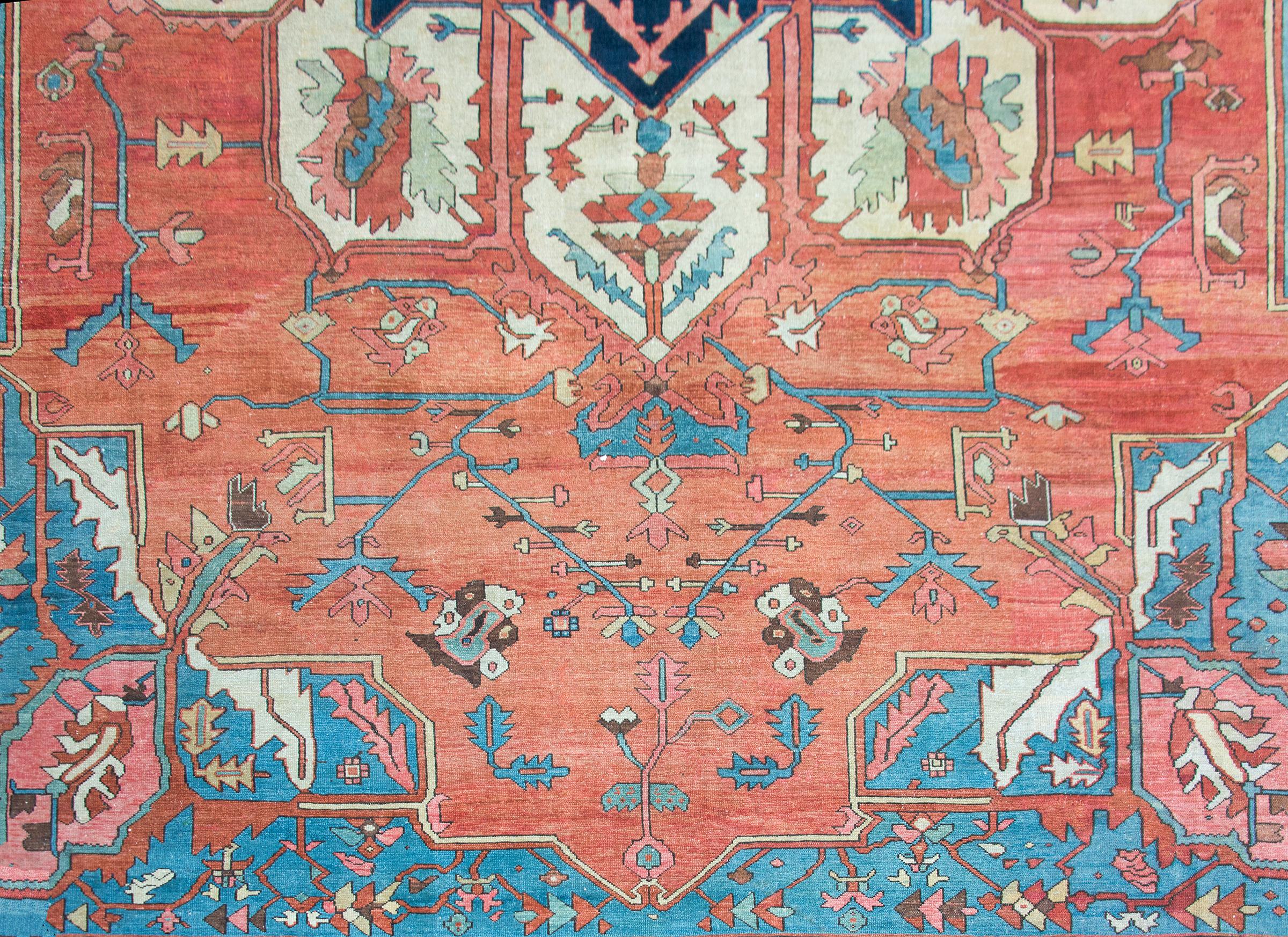 Late 19th Century Persian Bakshaish Rug For Sale 3