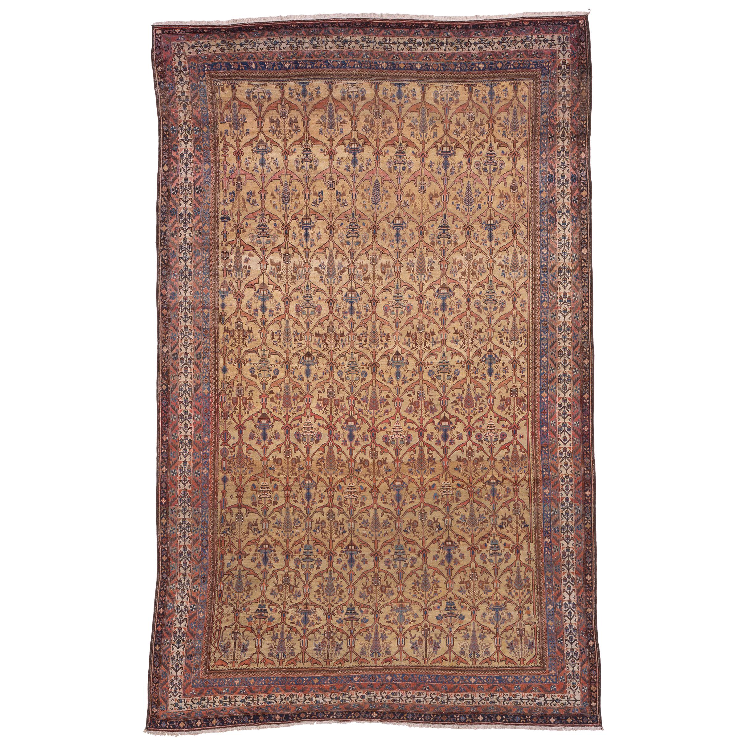 Late 19th Century Persian Baktiari Rug