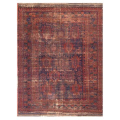 Tappeto persiano Baluch della fine del XIX secolo ( 6' x 8'4" - 182 x 254 cm )