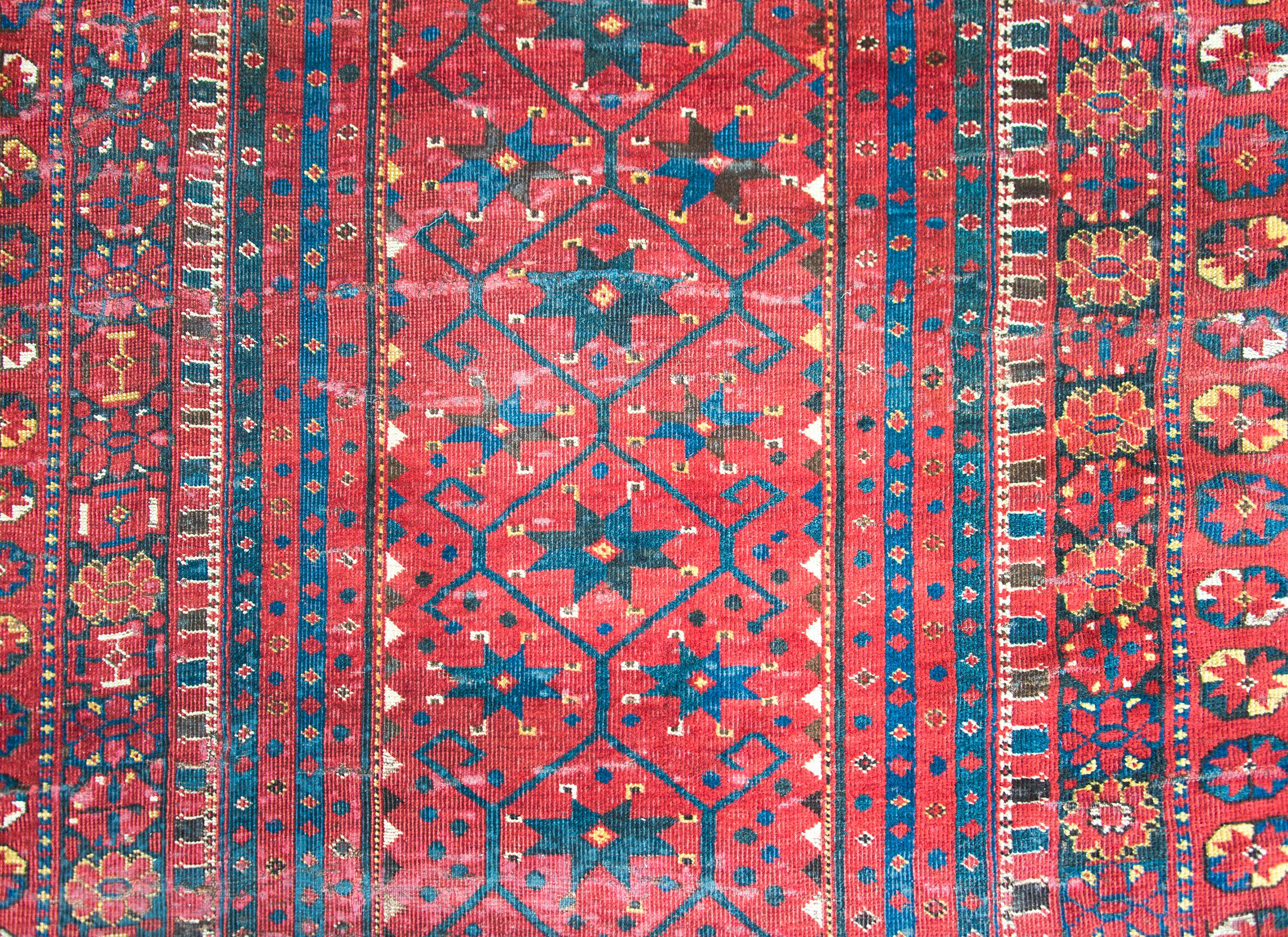 Late 19th Century Persian Bashir Rug For Sale 3