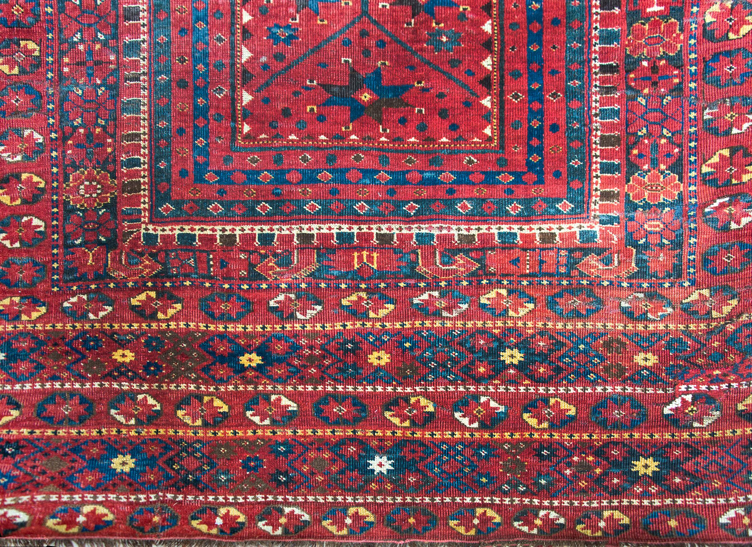Late 19th Century Persian Bashir Rug For Sale 4