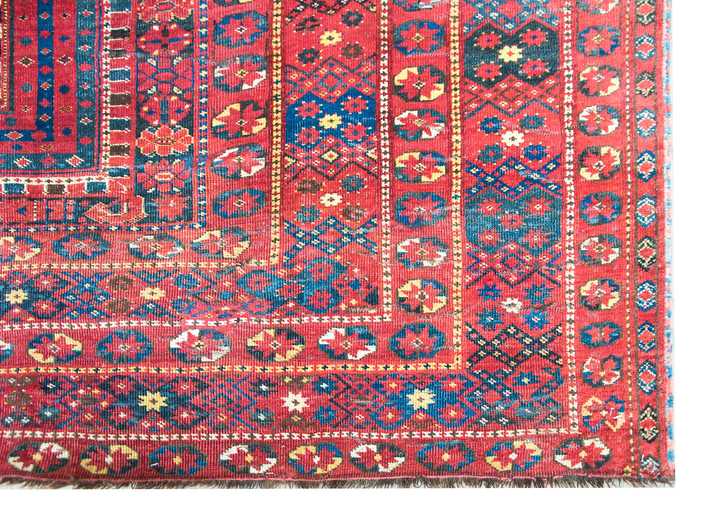 Late 19th Century Persian Bashir Rug For Sale 5