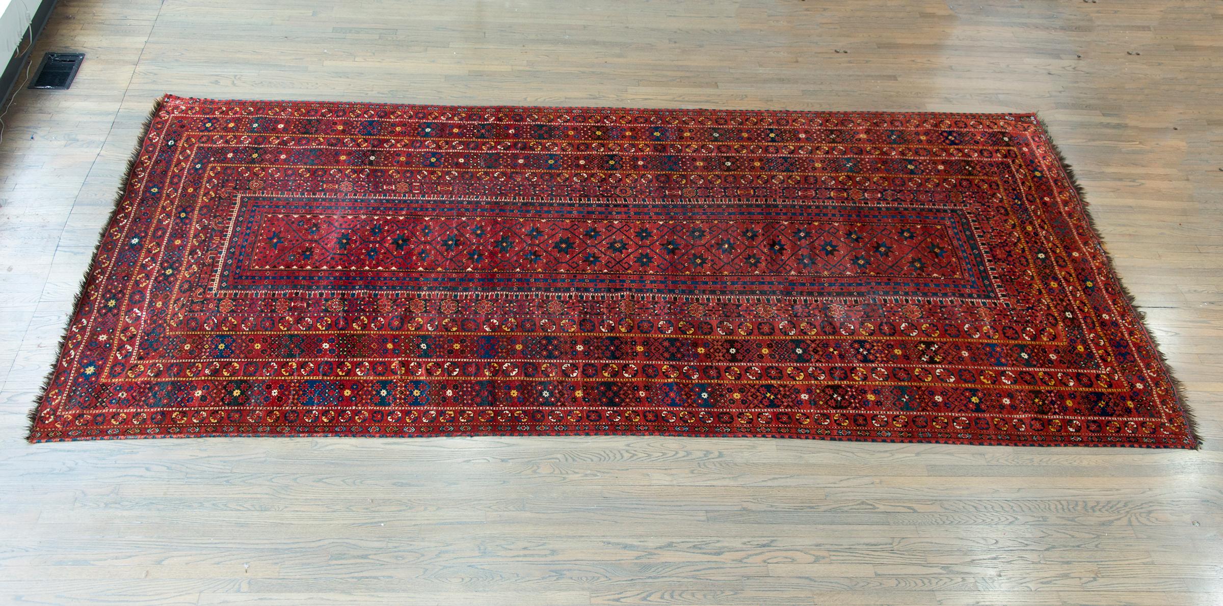 Late 19th Century Persian Bashir Rug For Sale 7