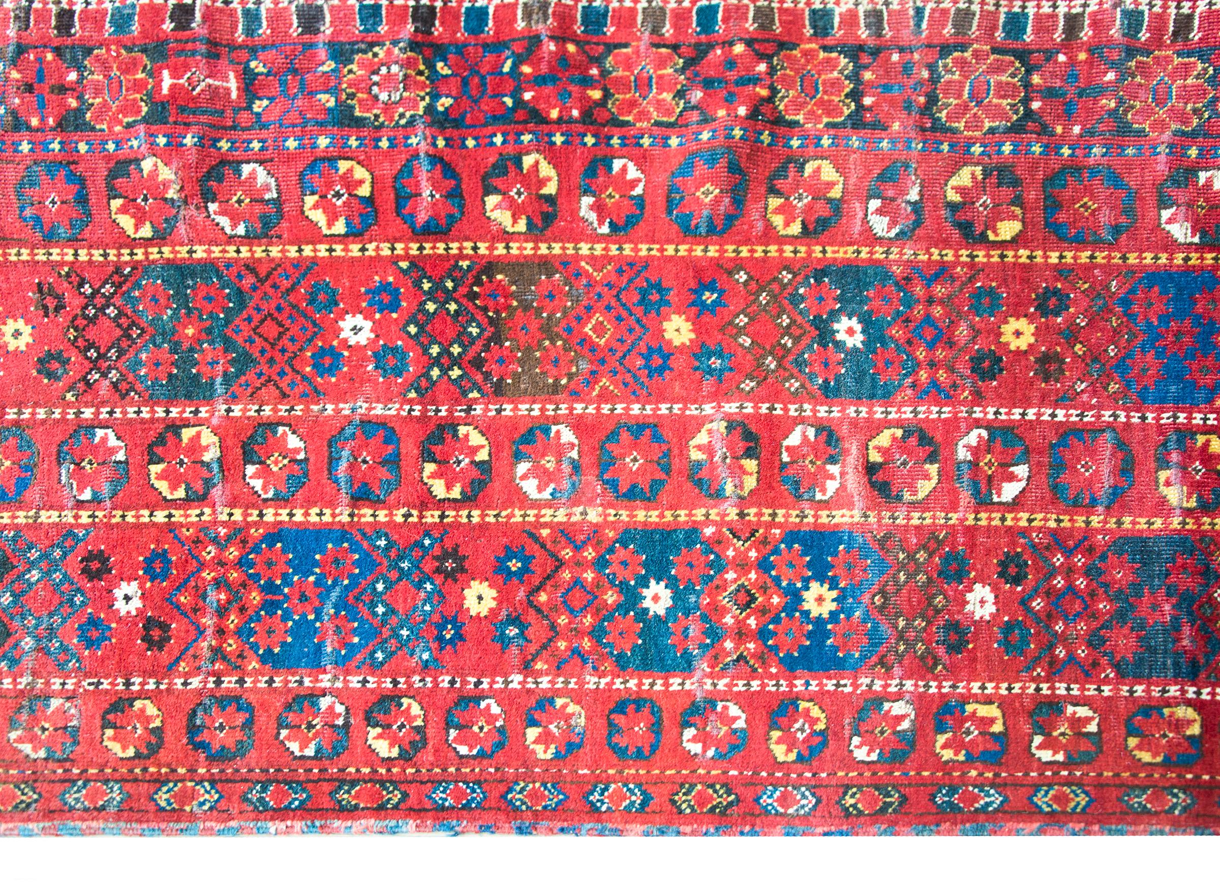 Tribal Late 19th Century Persian Bashir Rug For Sale