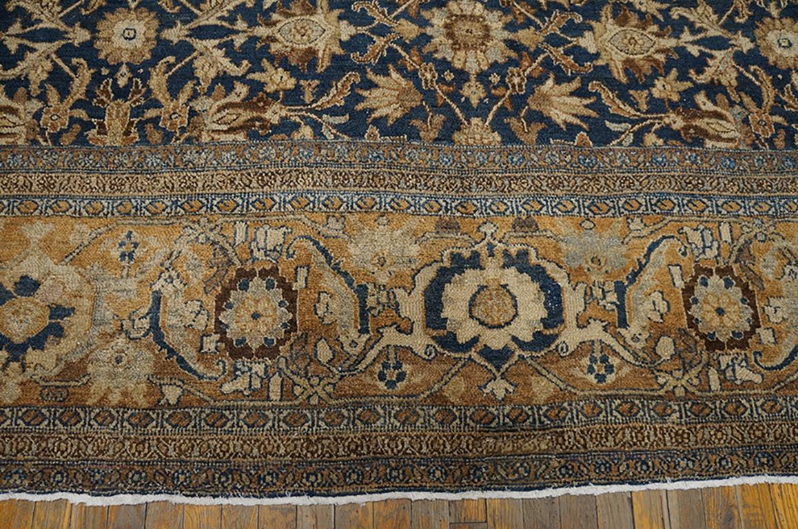 Wool Late 19th Century Persian Bibikabad Carpet ( 12'5