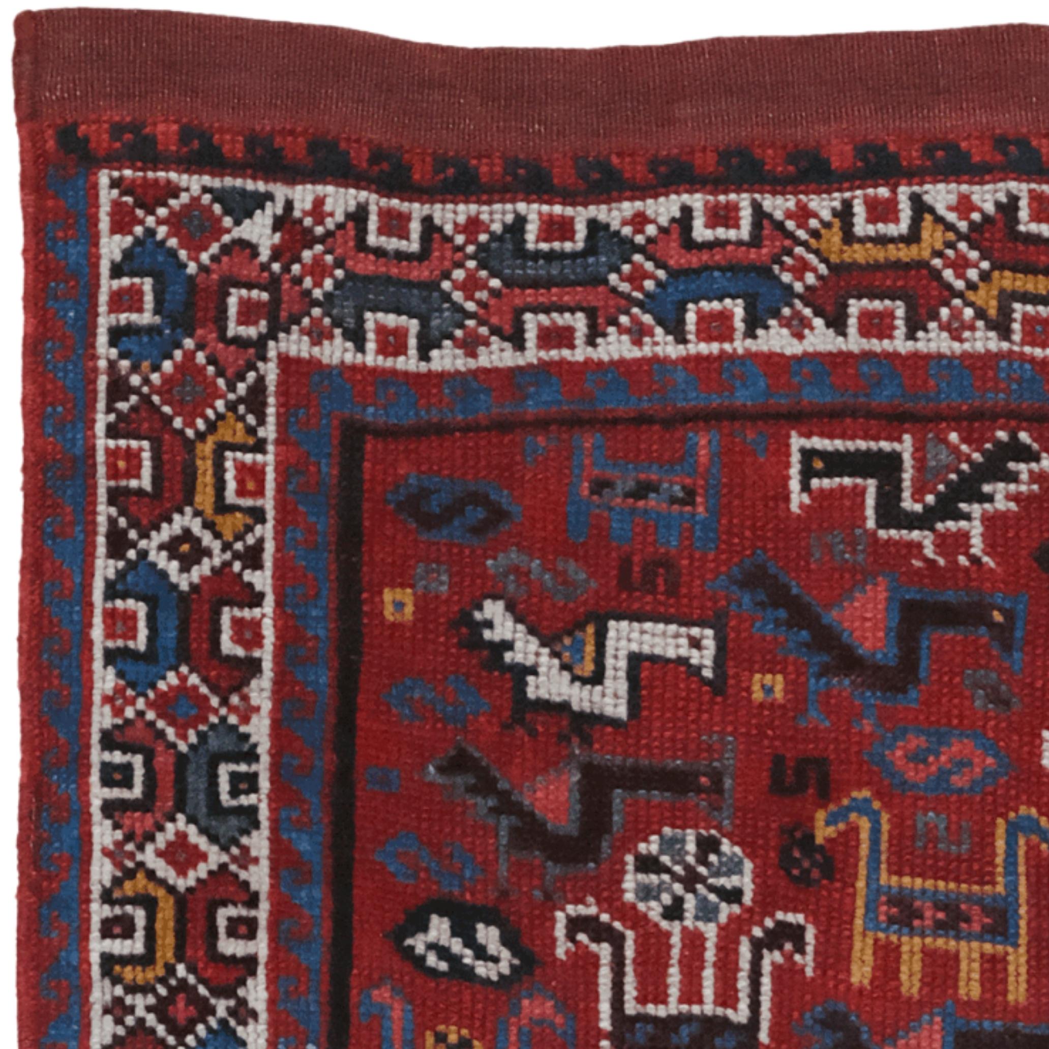 Borsa Khamseh a forma di uccello persiano della fine del XIX secolo in vendita 1