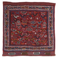 Borsa Khamseh a forma di uccello persiano della fine del XIX secolo