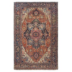 Late 19th Century Persian Heriz Carpet
