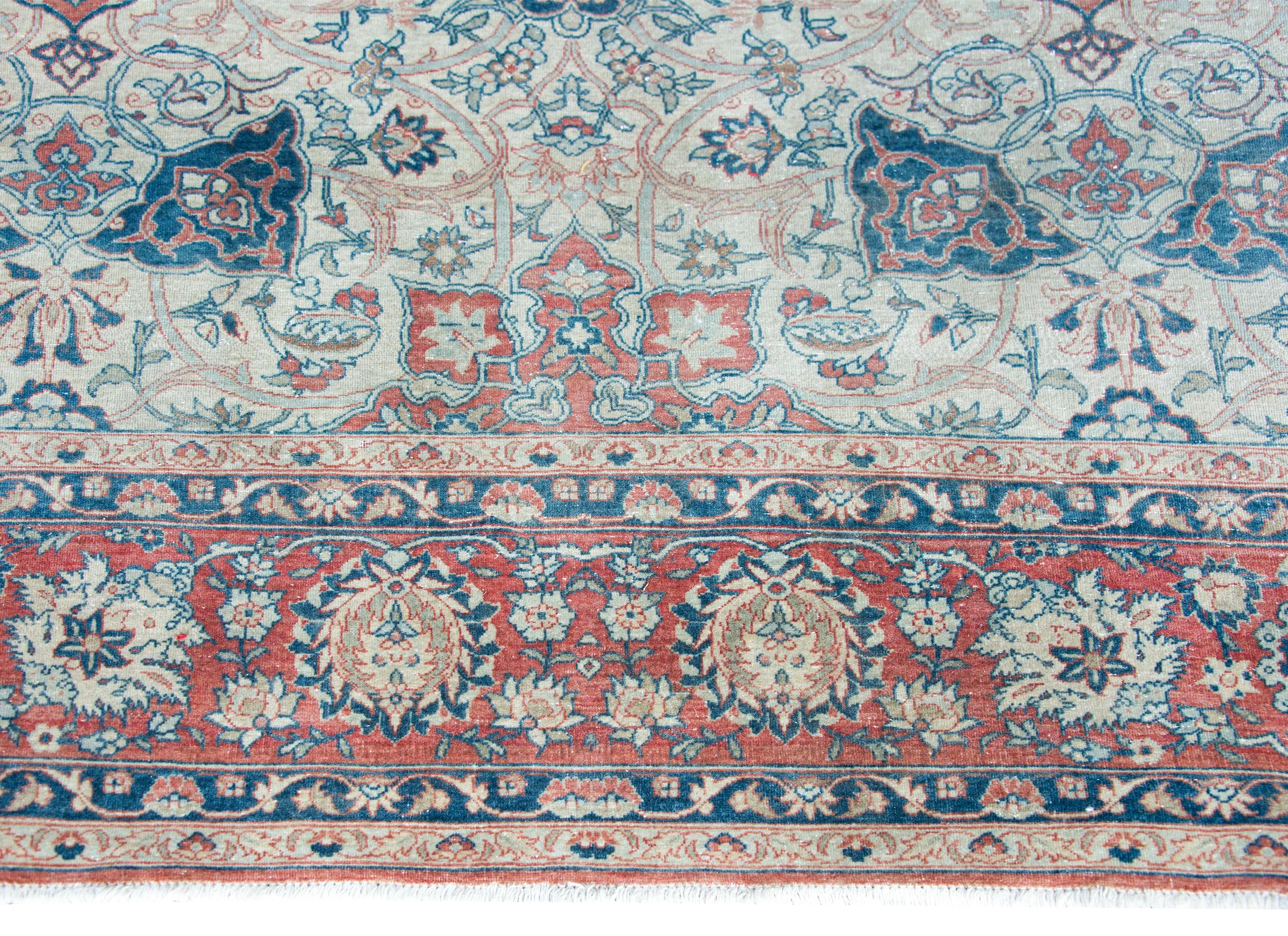 Late 19th Century Persian Isfahan Rug For Sale 2