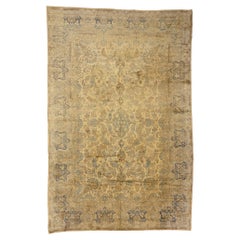 Fin du 19e siècle, tapis persan Kerman de style traditionnel