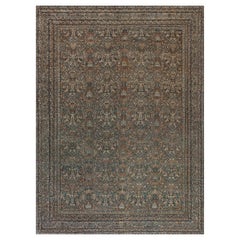 19th Century Persian Kirman Handmade Wool Rug