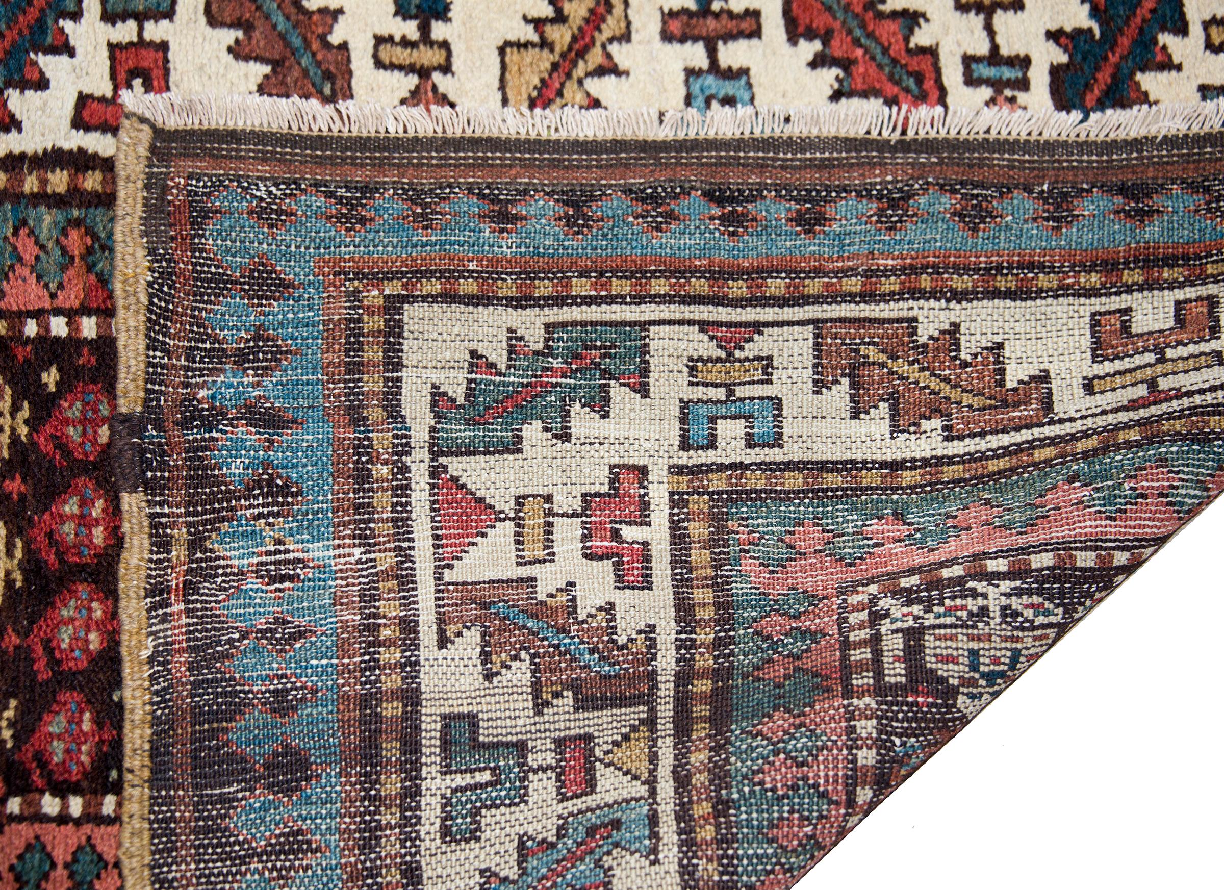 Late 19th Century Persian Kuba Runner For Sale 5