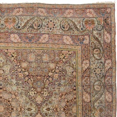 Late 19th Century Persian Laver Kerman Rug
