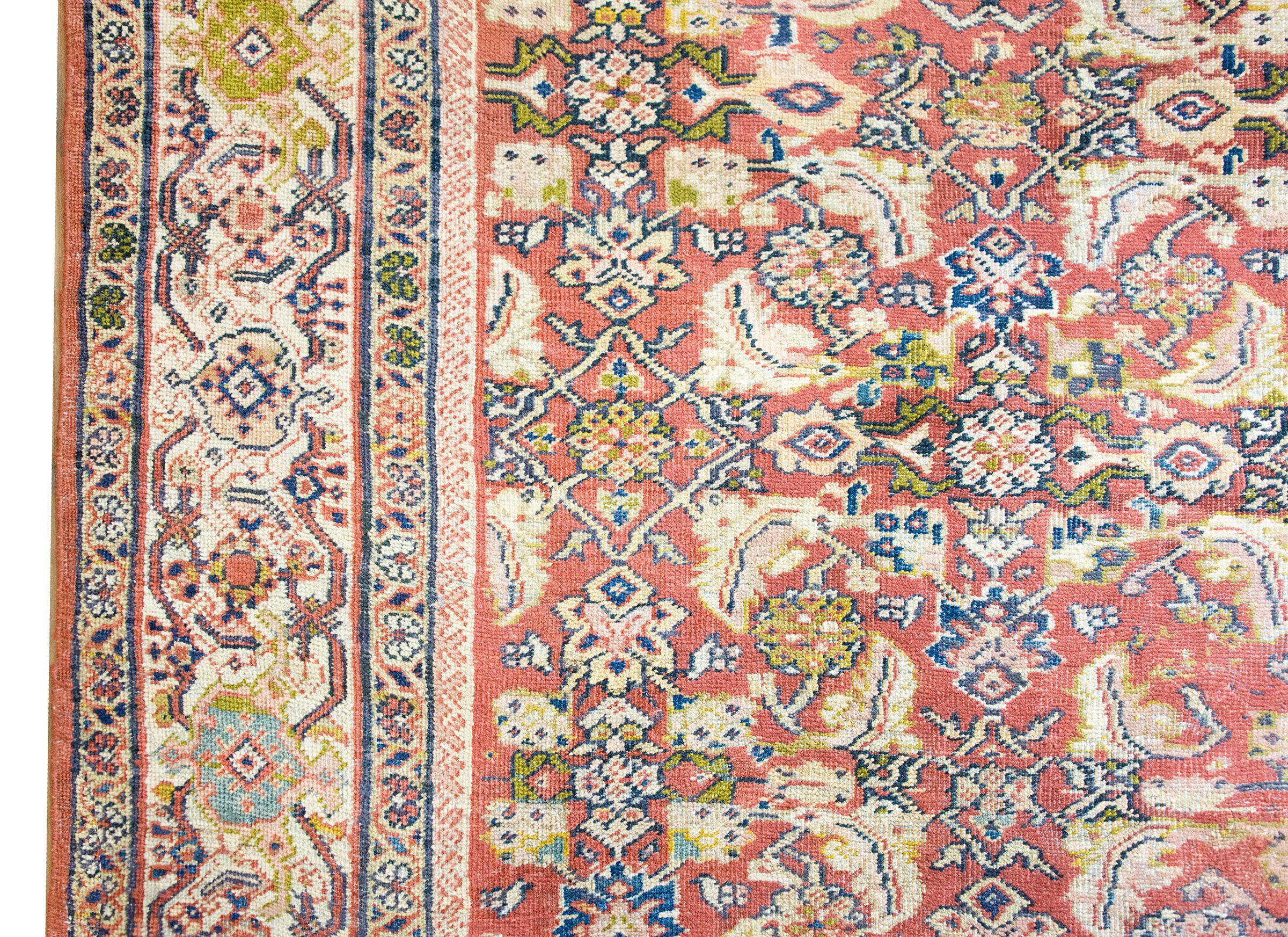 Late 19th Century Persian Mahal Sultanabad Rug For Sale 1
