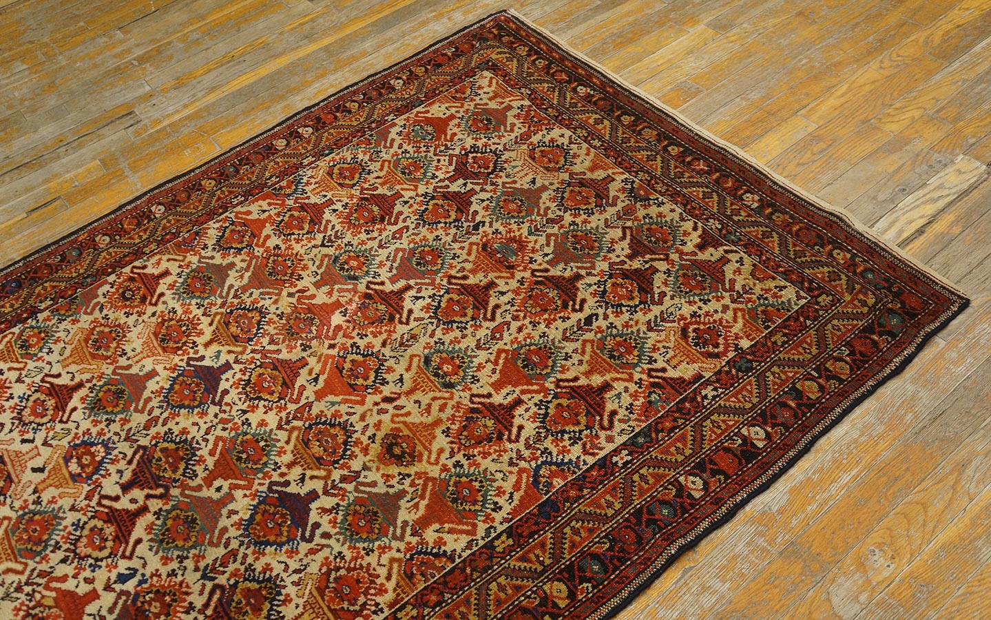 Persischer Malayer-Teppich aus dem späten 19. Jahrhundert ( 4' X 6'2