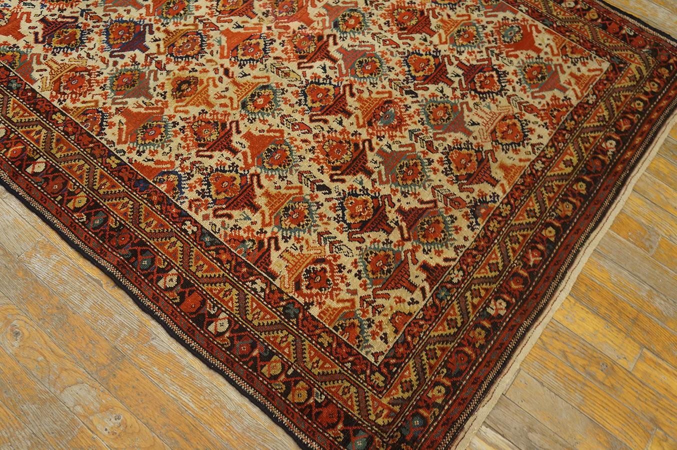 Persischer Malayer-Teppich des späten 19. Jahrhunderts ( 4'' X 6''2 - 122 x 188) (Handgeknüpft) im Angebot