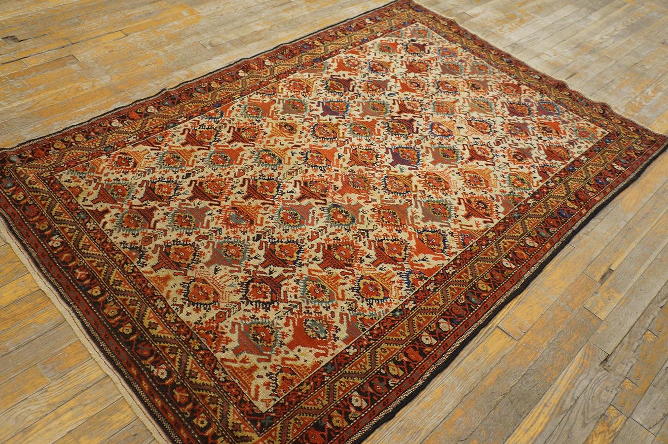 Persischer Malayer-Teppich des späten 19. Jahrhunderts ( 4'' X 6''2 - 122 x 188) (Wolle) im Angebot