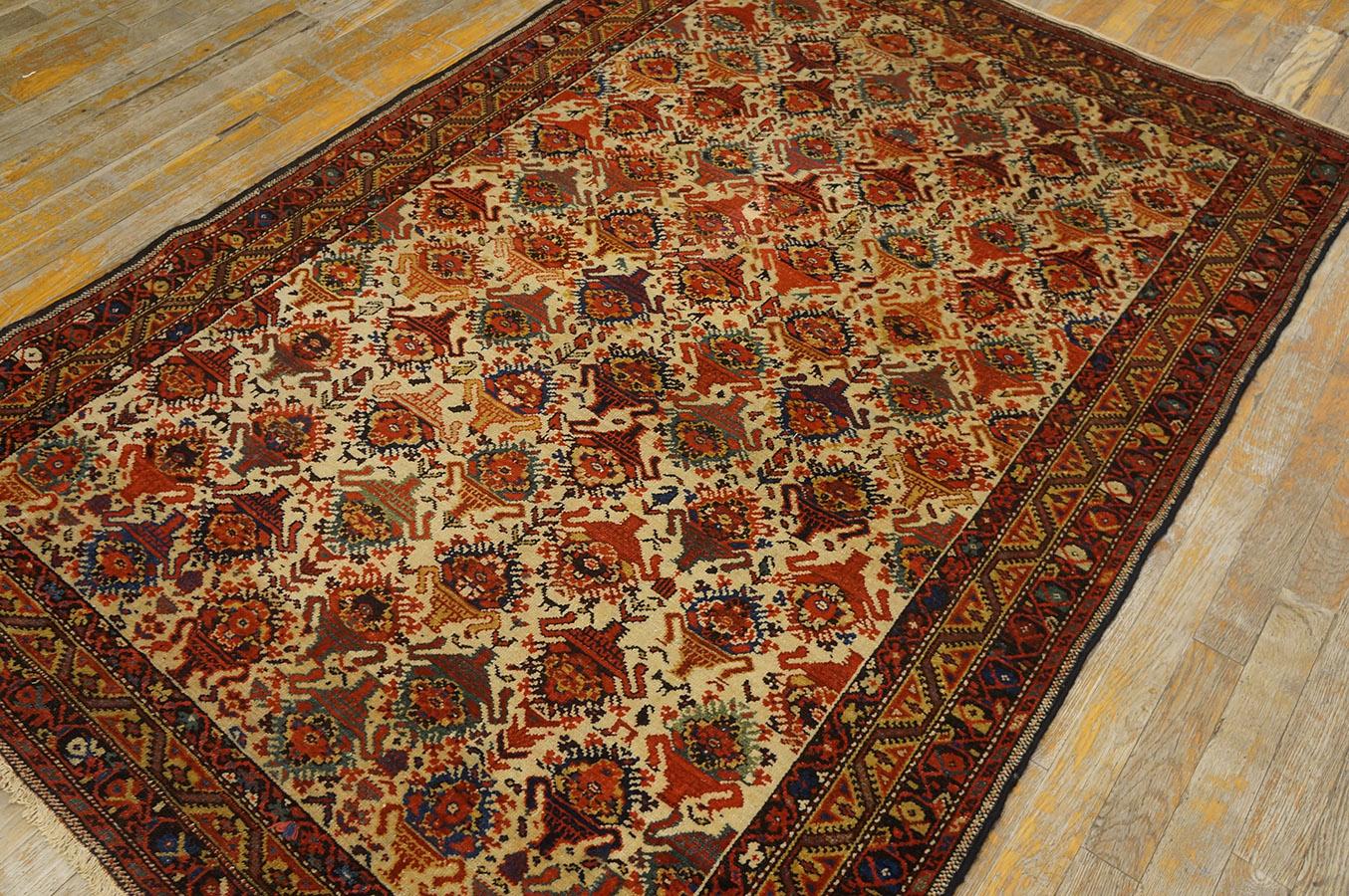Persischer Malayer-Teppich des späten 19. Jahrhunderts ( 4'' X 6''2 - 122 x 188) im Angebot 1