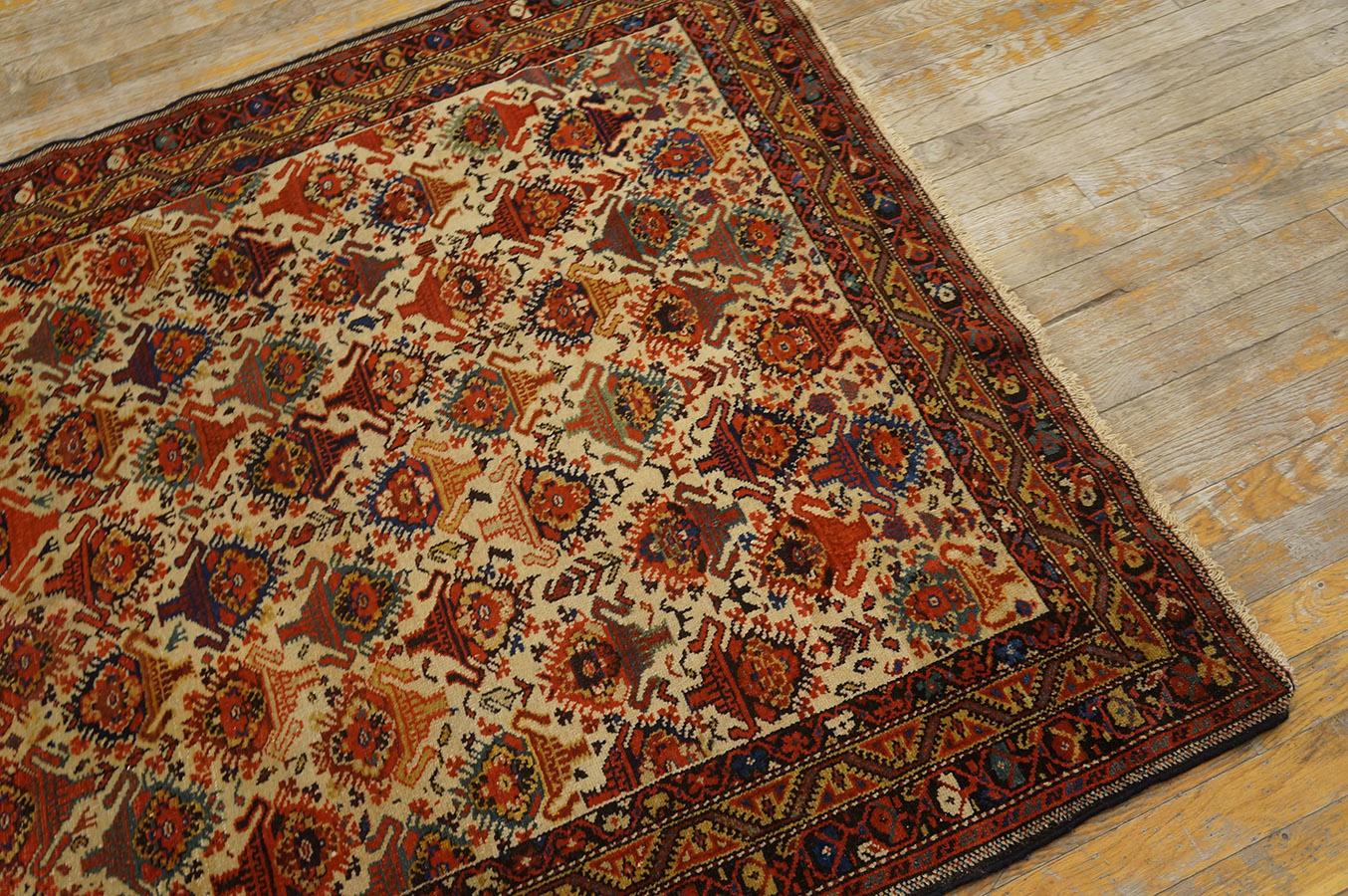 Persischer Malayer-Teppich des späten 19. Jahrhunderts ( 4'' X 6''2 - 122 x 188) im Angebot 2