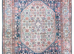 Late 19th Century Persian Sarouk Farahan 'Bird of Paradise' Rug
