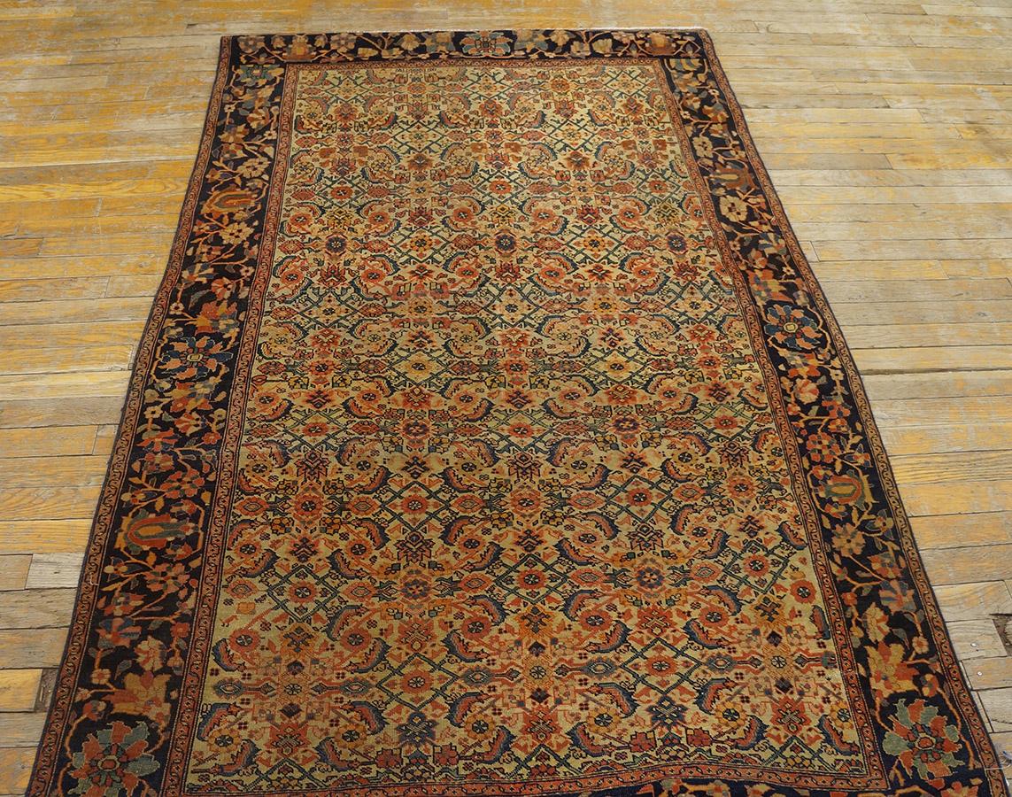 Wool Late 19th Century Persian Sarouk Farahan Carpet For Sale