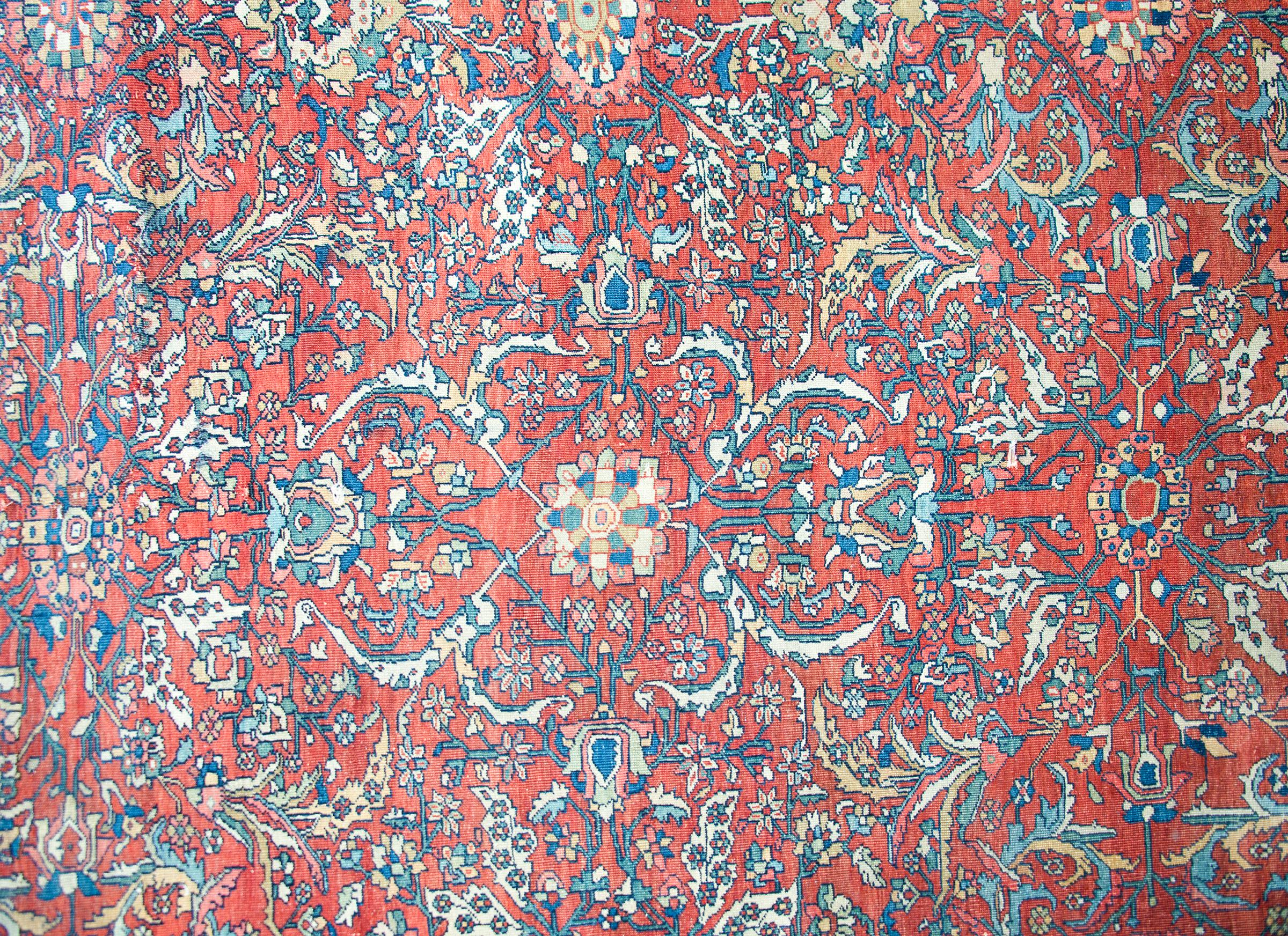 Late 19th Century Persian Sarouk Farahan Rug For Sale 2