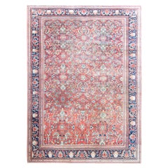 Persischer Sarouk Farahan-Teppich aus dem späten 19. Jahrhundert
