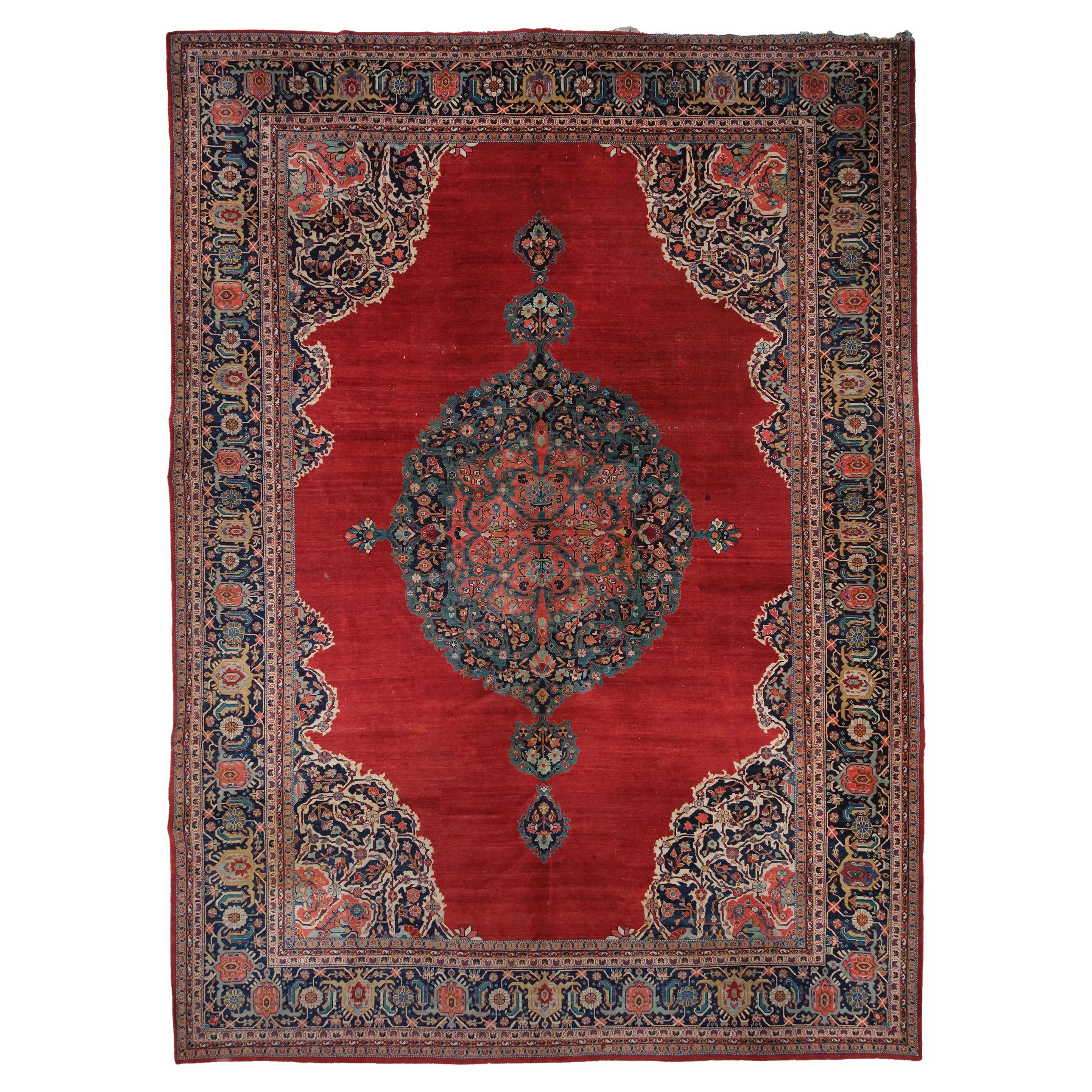 Tapis sarouk persan de la fin du XIXe siècle