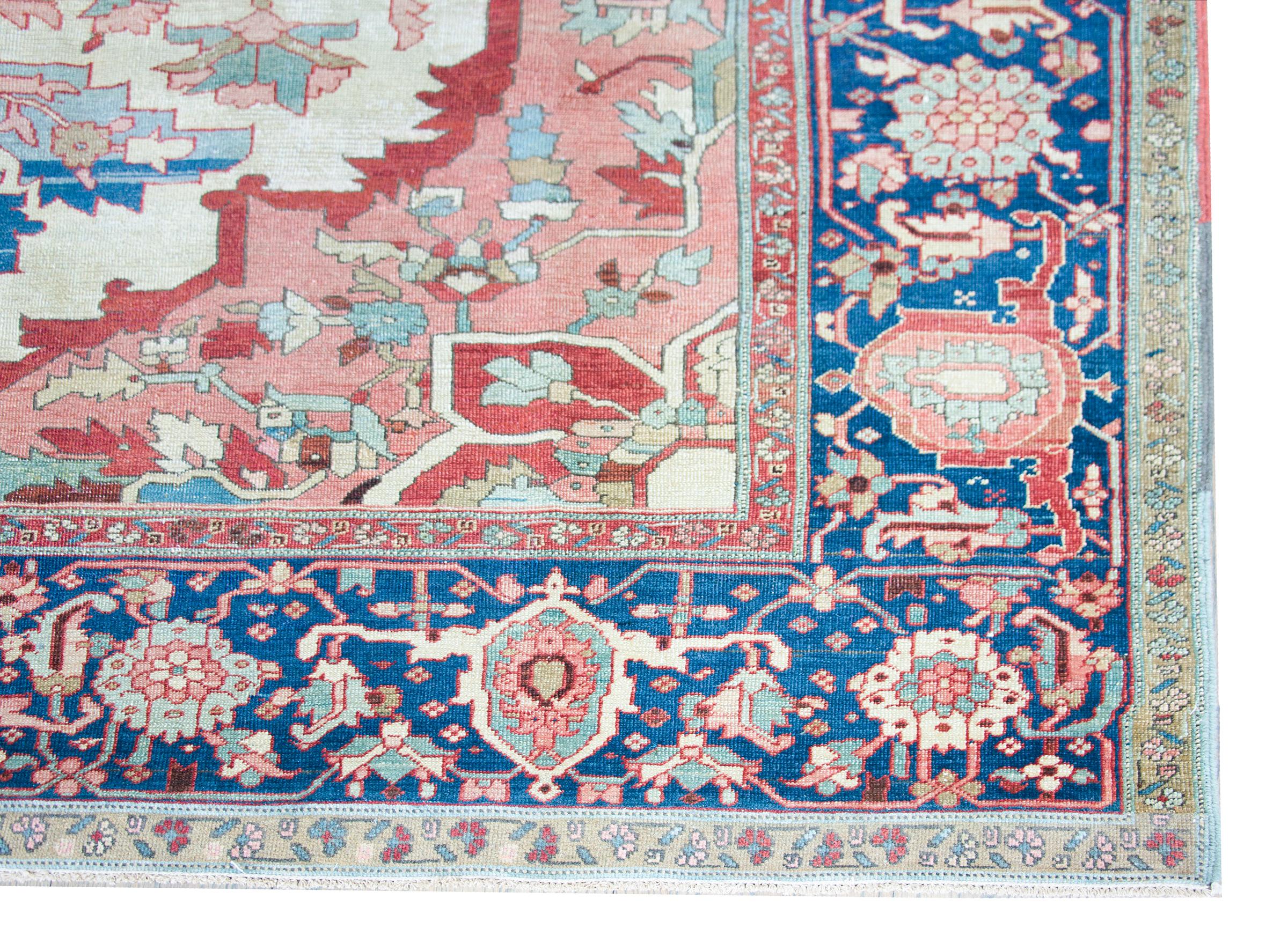 Persischer Serapi-Teppich aus dem späten 19. Jahrhundert im Angebot 6