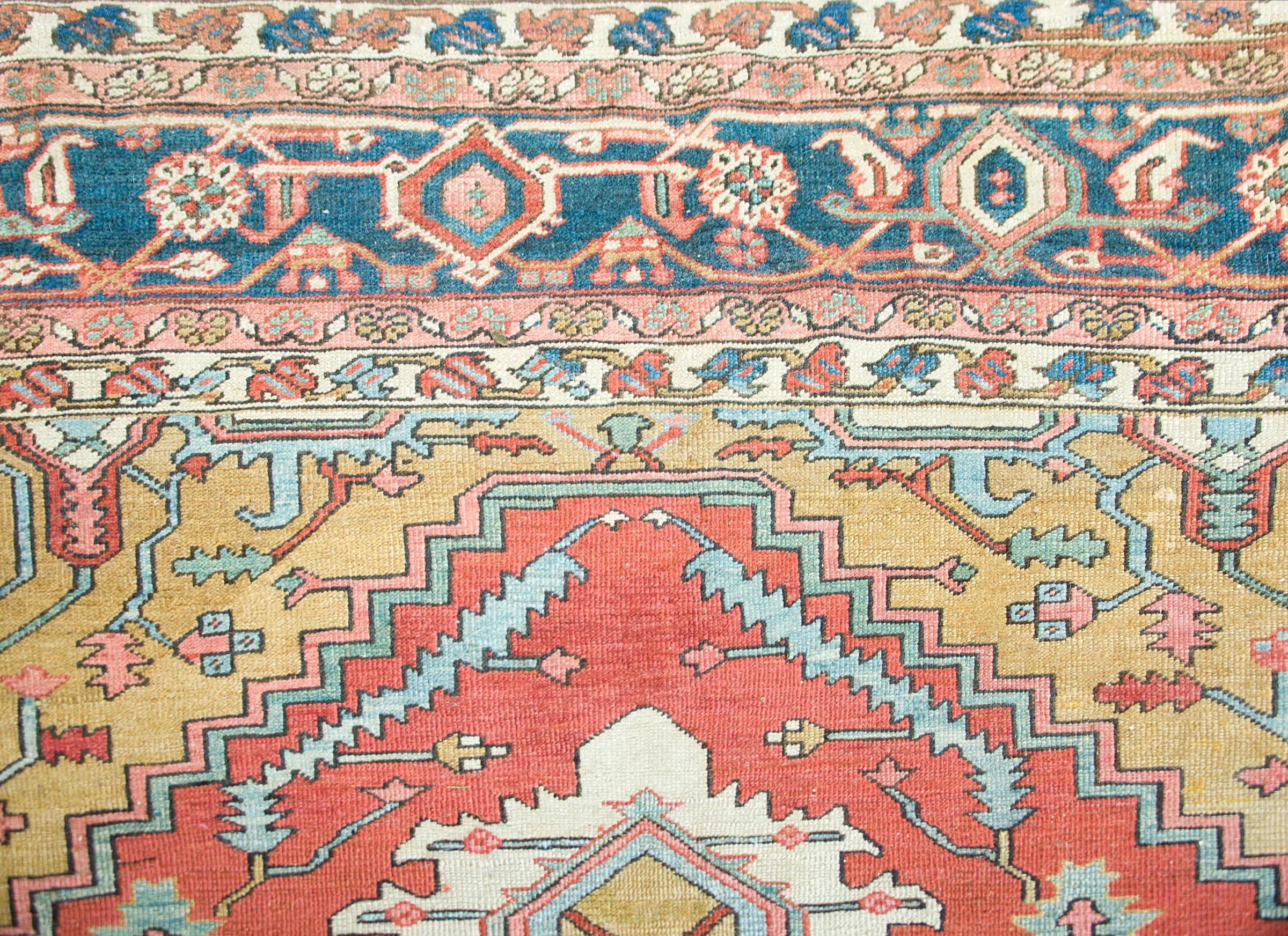 Persischer Serapi-Teppich, 19. Jahrhundert im Angebot 6