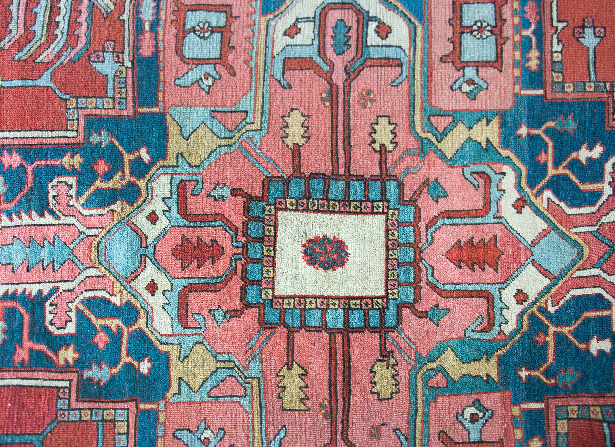 Persischer Serapi-Teppich, 19. Jahrhundert (Wolle) im Angebot