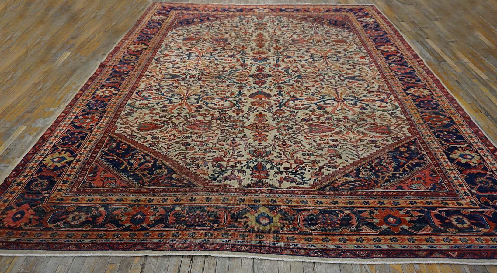 Late 19th Century Persian Sultanabad Carpet 10' 6