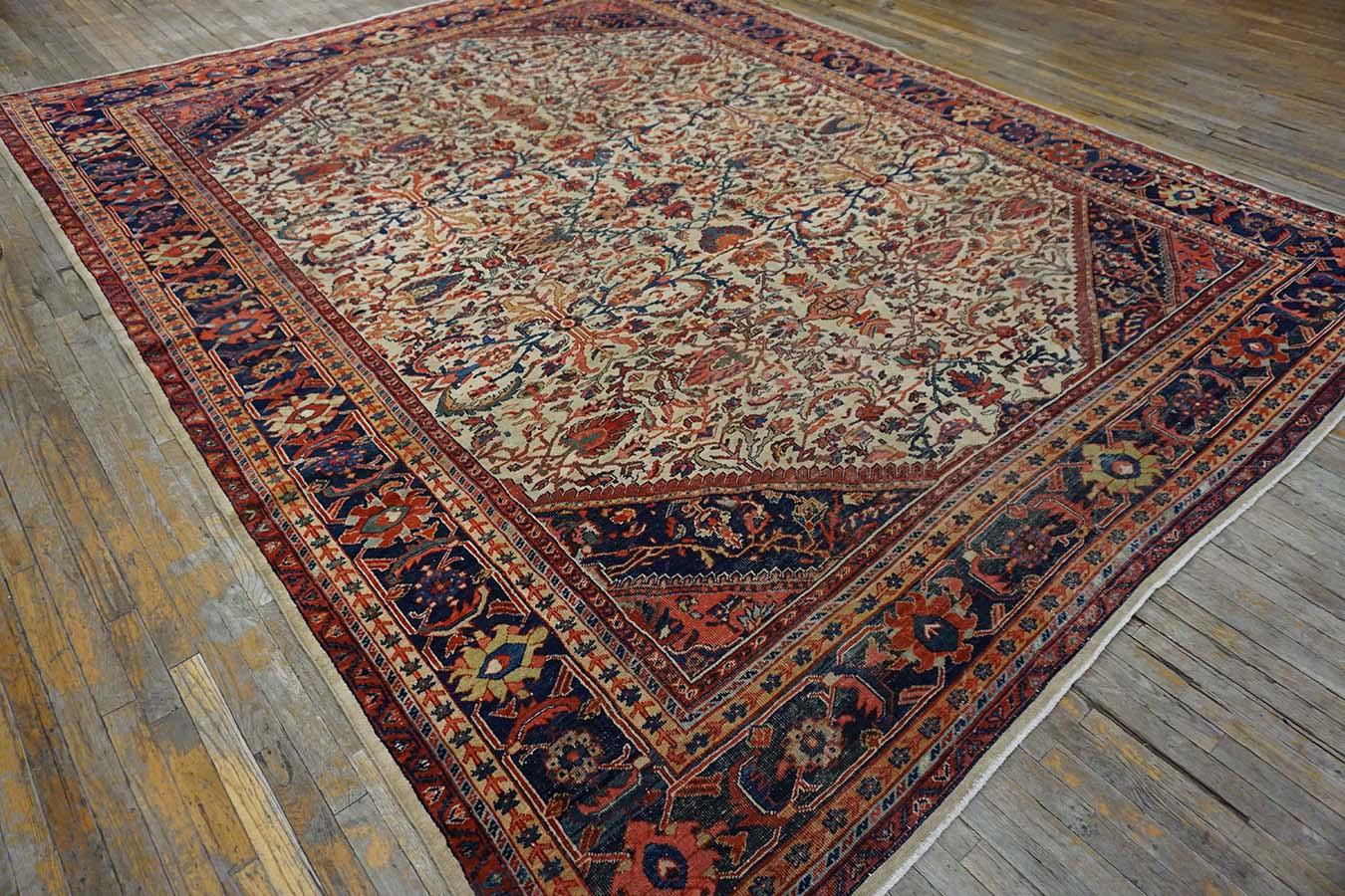 Late 19th Century Persian Sultanabad Carpet, Size: 10' 6