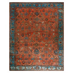 Tappeto persiano Sultanabad della fine del XIX secolo ( 12'5" x 15'9" - 378 x 480 cm )