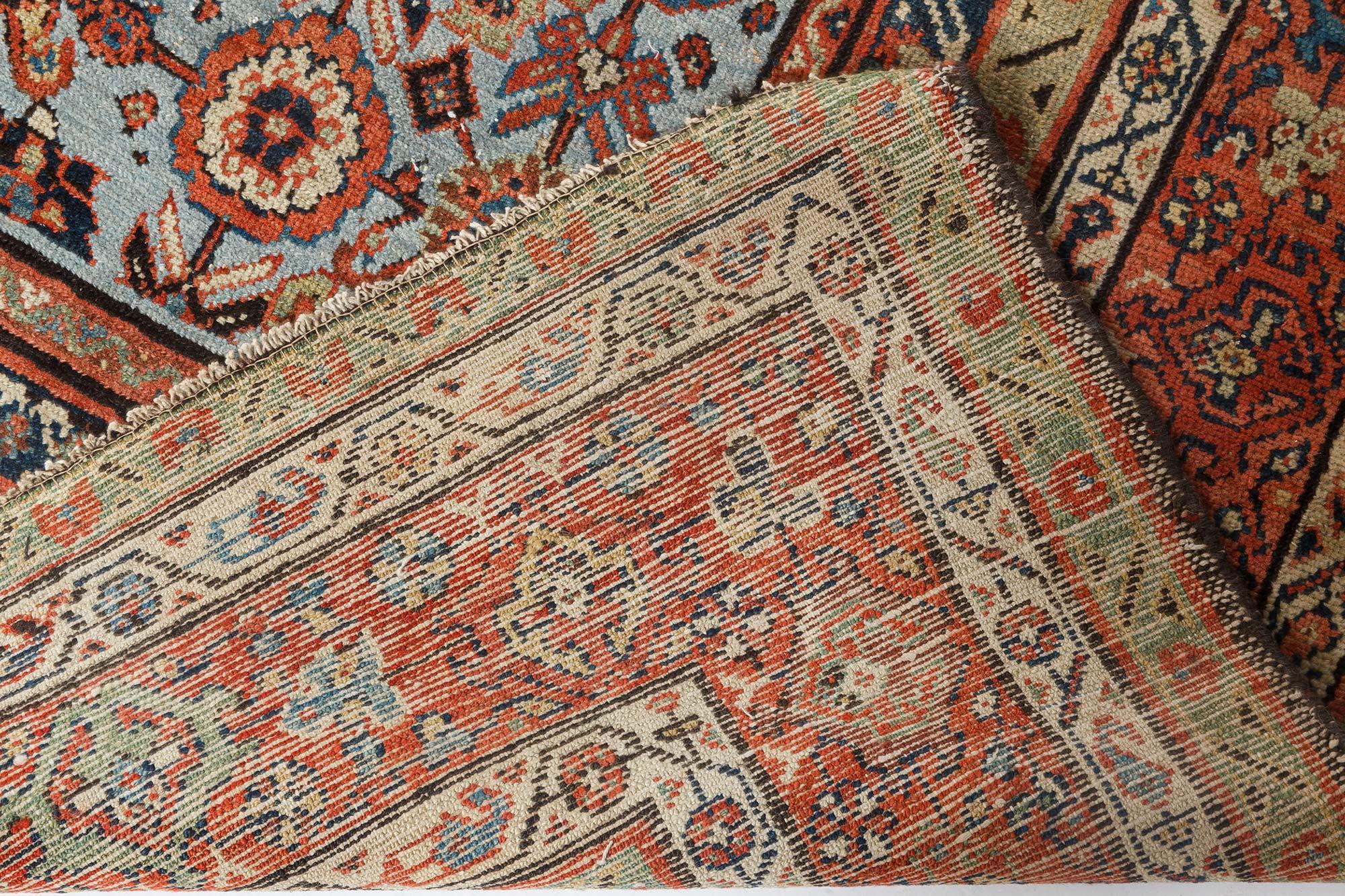 Persischer Sultanabad-Wollteppich des 19. Jahrhunderts, handgefertigt im Angebot 3