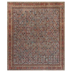 Tapis persan Sultanabad en laine fait à la main Doris Leslie Blau 19ème siècle