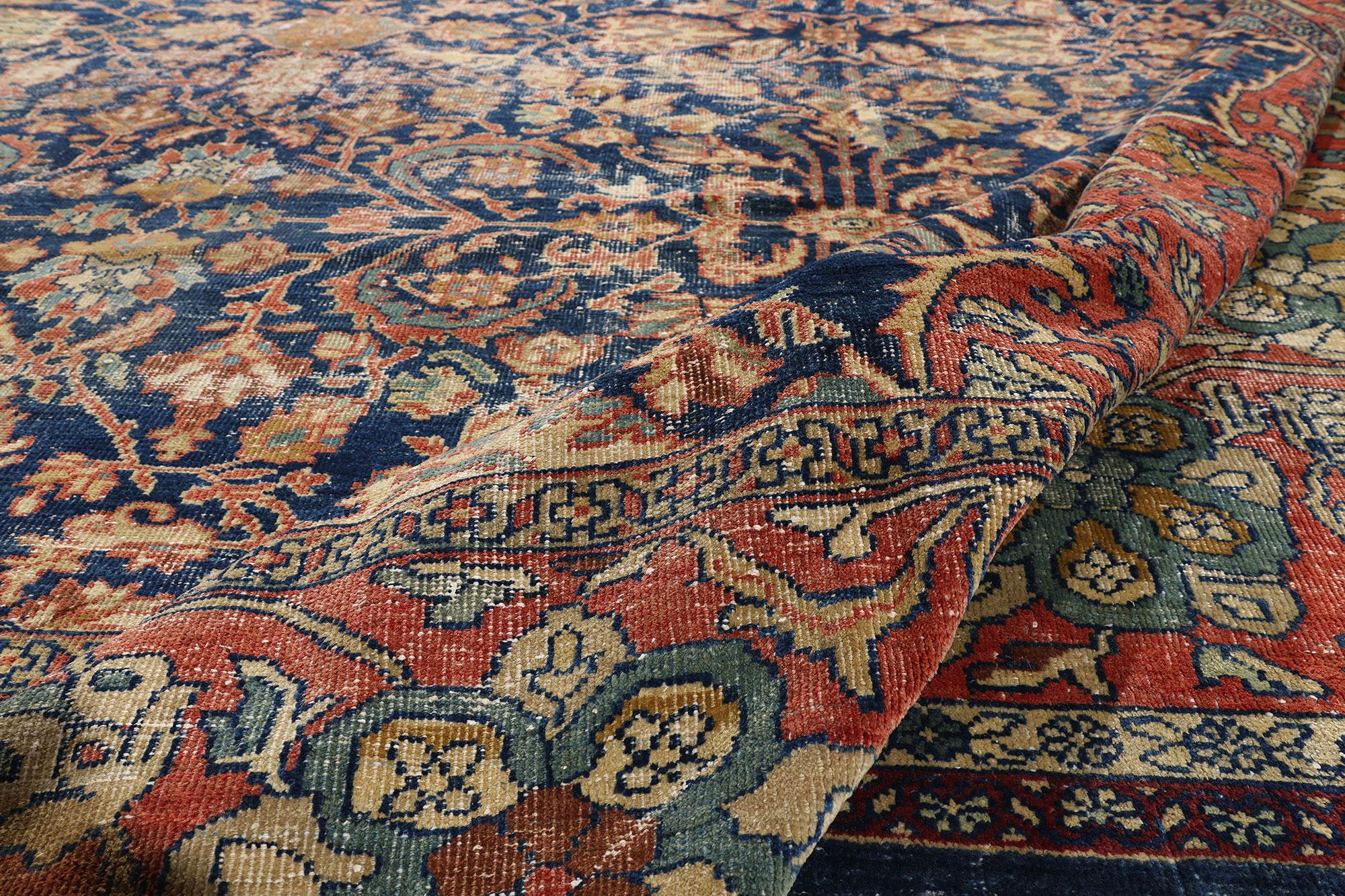 Late 19th Century Persian Sultanabad Carpet with Modern Style en vente 3