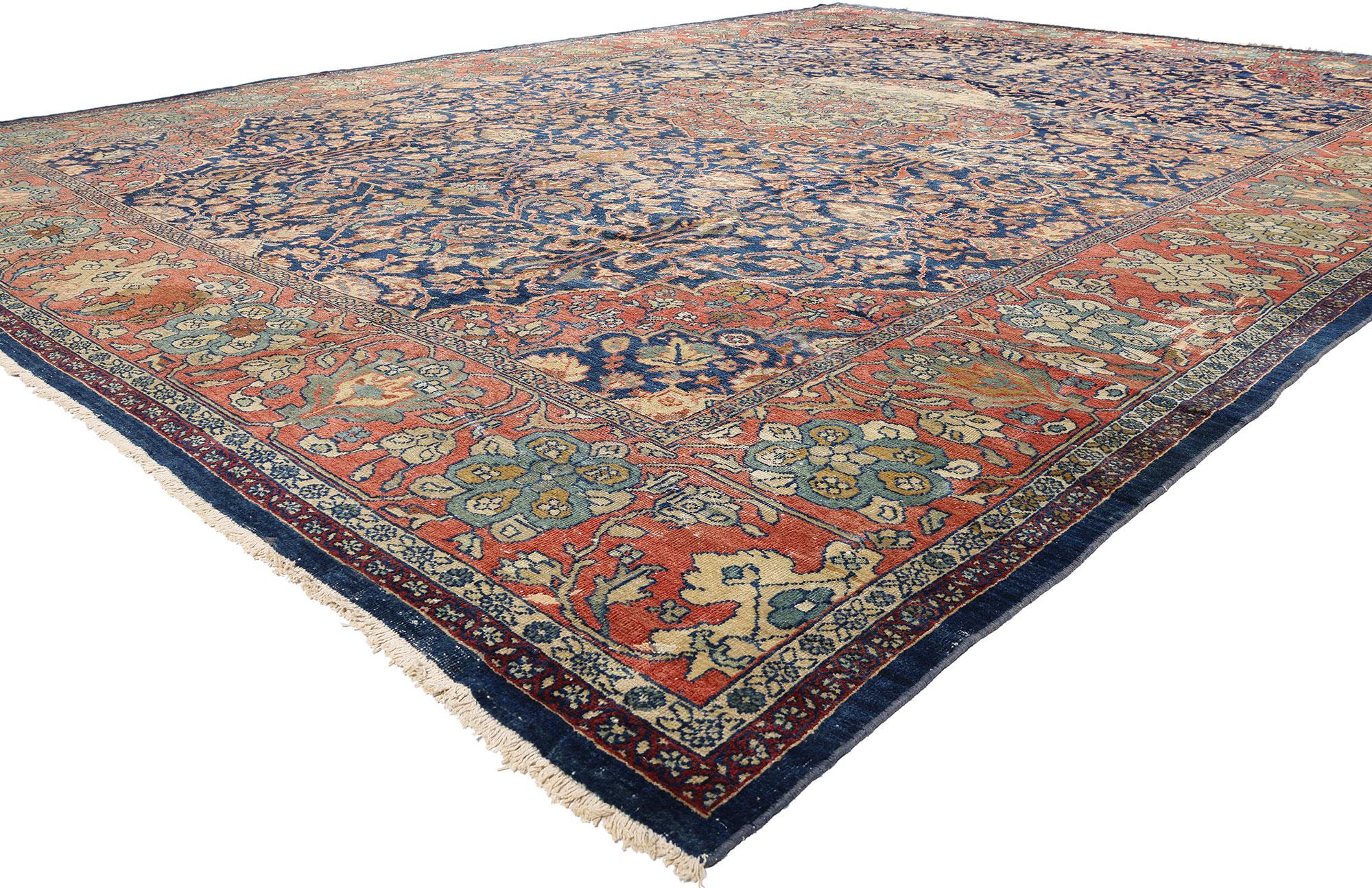 Late 19th Century Persian Sultanabad Carpet with Modern Style en vente 2