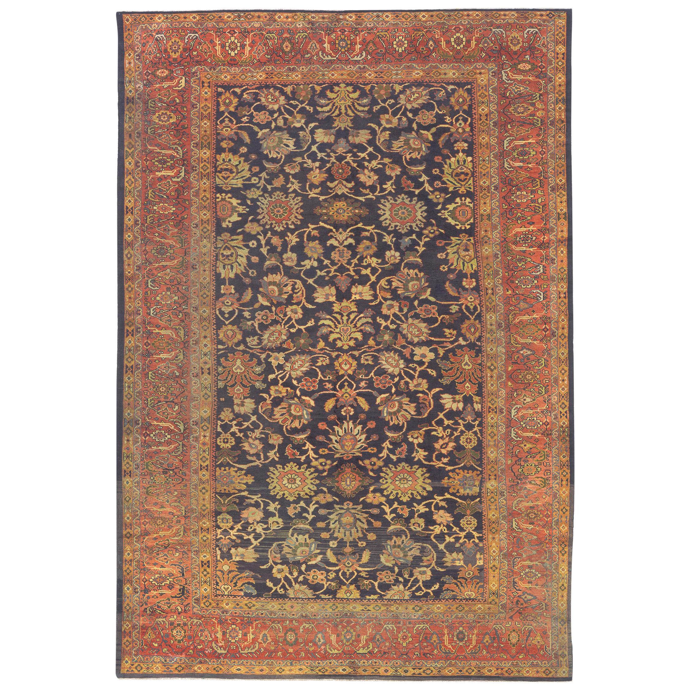 Late 19th Century Persian Sultanabad Rug