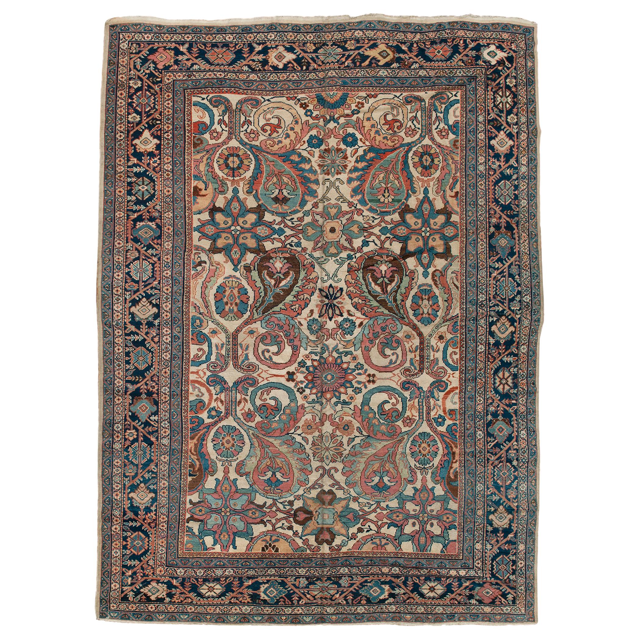 Late 19th Century Persian Sultanabad Rug For Sale