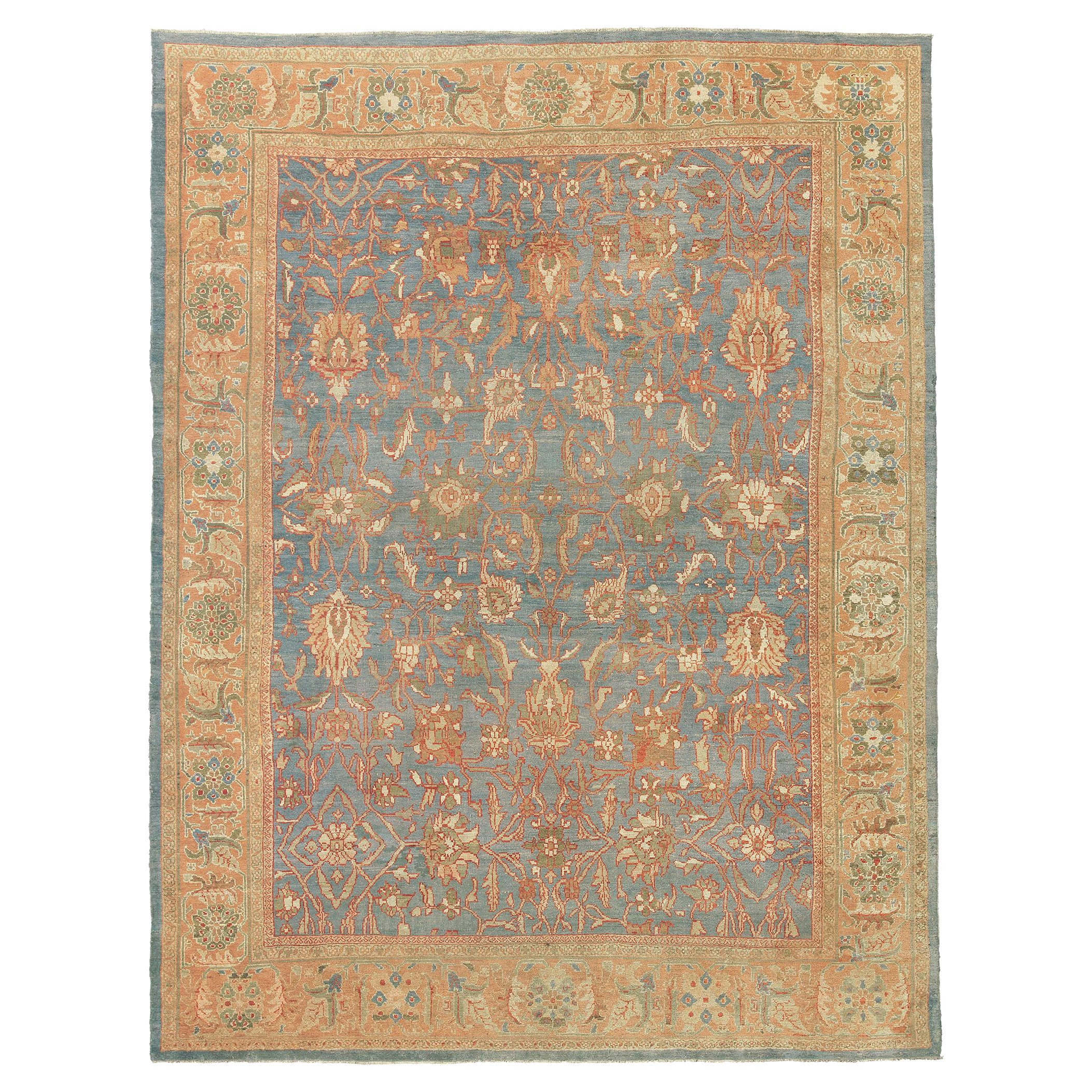 Tappeto persiano Sultanabad Rugs della fine del XIX secolo