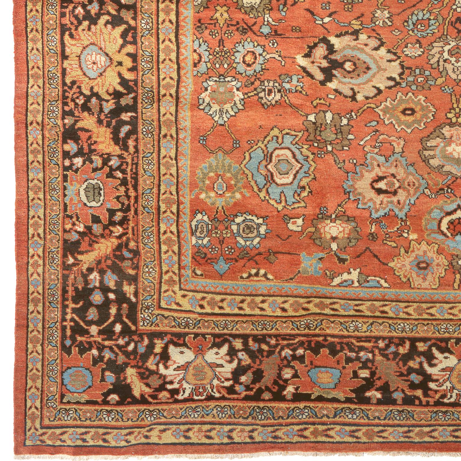 North-West Persia, circa 1890
handwoven
Measures: 21'6