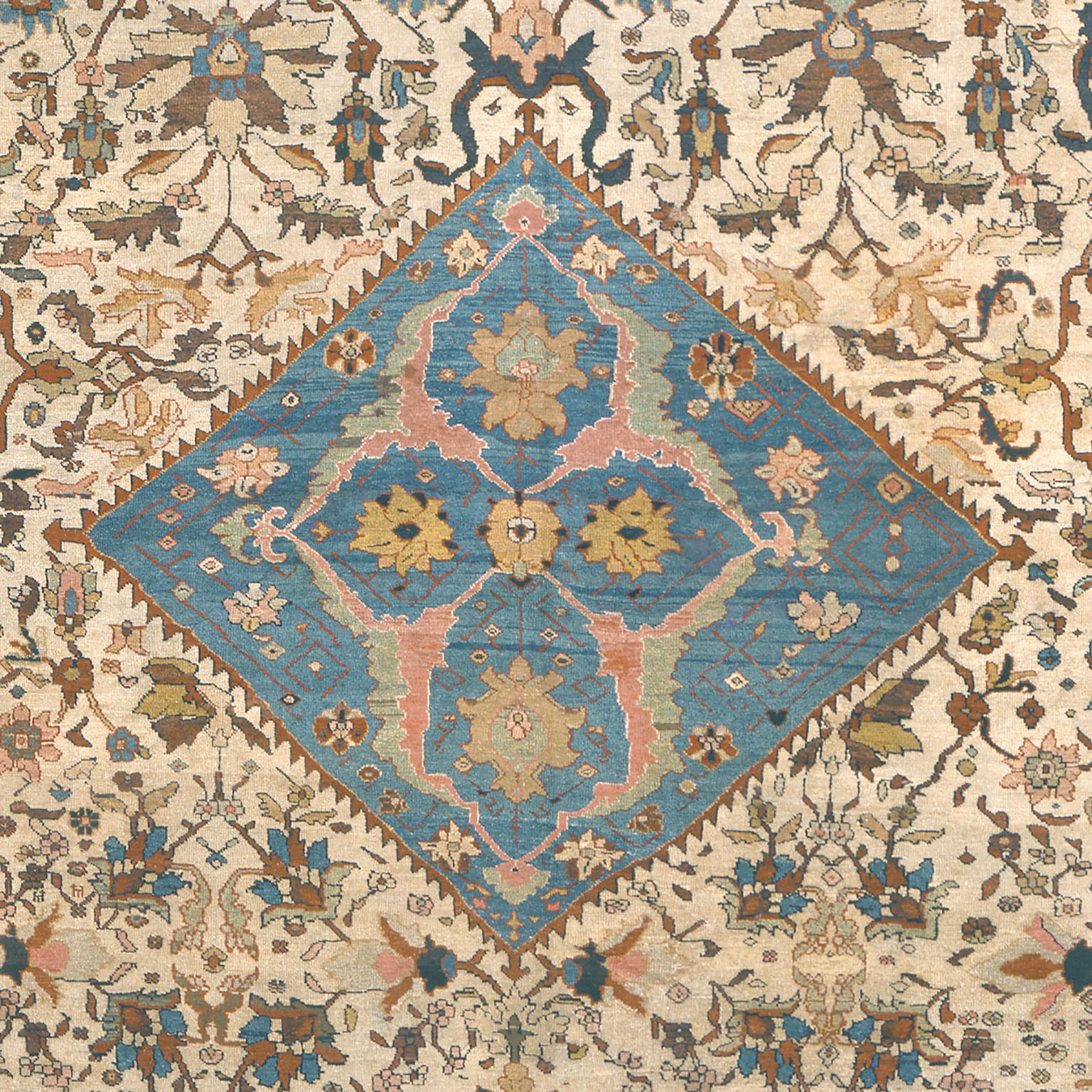 Tappeto persiano Sultanabad Rugs Ziegler della fine del XIX secolo
Persia, circa 1890
Tessuto a mano.