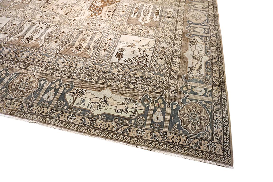 Alfombra persa de Tabriz de finales del siglo XIX Persa en venta