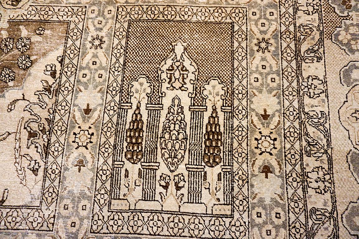 Alfombra persa de Tabriz de finales del siglo XIX Lana en venta