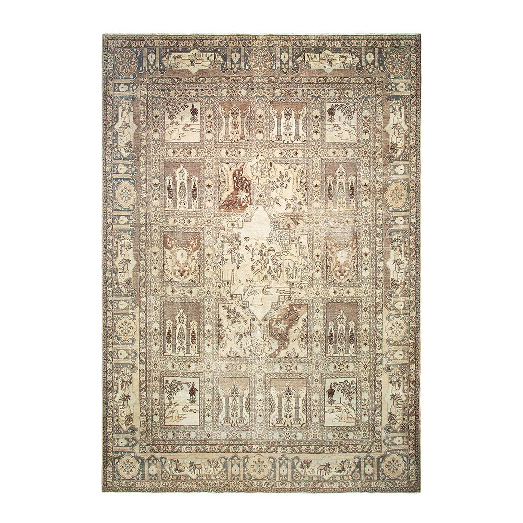 Tapis persan de Tabriz de la fin du XIXe siècle en vente