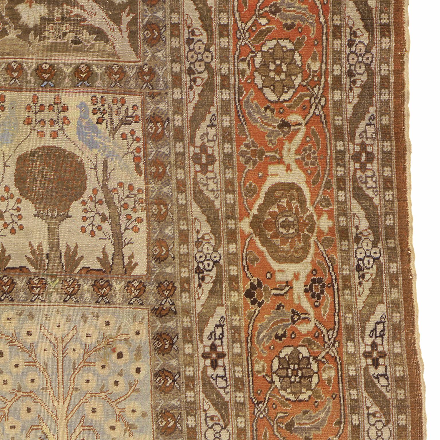 Persischer Täbris-Teppich, 19. Jahrhundert (Wolle) im Angebot